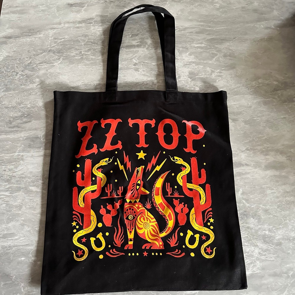 New ZZ Top VIP Merch Concert Exclusive Tote Bag